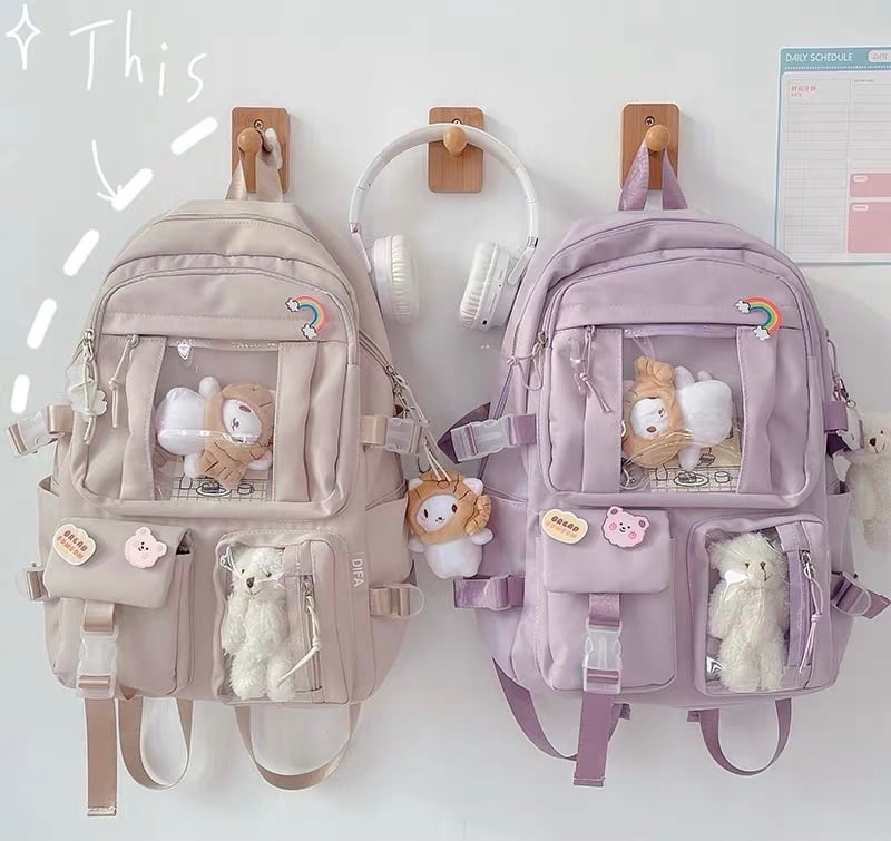 Kawaii Harajuku Japanese Style Ita Backpack - Limited Edition display picture 1
