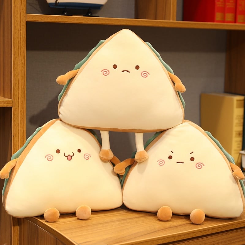 Cartoon Sandwich Plush Cushion