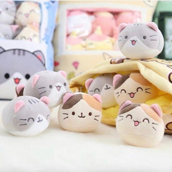 10 Mini Kawaii Cat Figurines – Cute Tiny Kittens For Cake Toppers, Desk Decor, Plant Pals & Party Favors - View #8