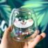 Kawaii Shiba Inu Glass Cup - Limited Edition - transparent