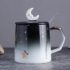 Kawaii Galaxy Moon Ceramic Cup - Limited Edition - C