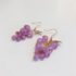 Kawaii Korea Style Grape Earrings - Limited Edition - Purple