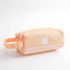 Kawaii Double Zipper Canvas Pencil Case - Pink