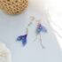 Kawaii Glitter Korea Style Sea Earrings - As picture