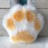 Kawaii Fluffy Cat Paw Seat Cushion - Special Edition - Golden