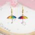 Kawaii Mini 3D Umbrella Earrings - A