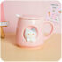 Kawaii Pastel Cat Ceramic Cup - Limited Edition - Pink