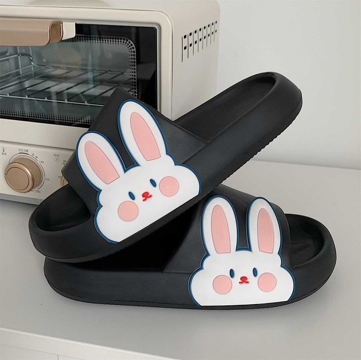 Kawaii Happy Rabbit Slippers