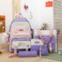 Kawaii Pastel Harajuku Style Backpack Set - Limited Edition - Purple