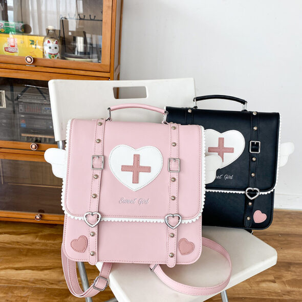 Review for Japanese lolita angel wings backpack yv42169