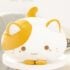 Kawaii Therapy Mochi Neko Cat Plush Pillow - Yellow