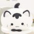 Kawaii Therapy Mochi Neko Cat Plush Pillow - Black