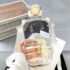 Kawaii Pastel Transparent Style Water Bottle (750ml) - White