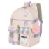 Kawaii Large Capacity Canvas Grid Backpack - Limited Edition - Beige