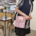 Kawaii Mini Canvas Harajuku Sling Bag - Pink