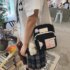 Kawaii Mini Canvas Harajuku Sling Bag - Black