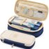 Kawaii Large Capacity College Pencil Pouch - Limited Edition - navy