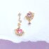 Kawaii Sparkling Heart Moon Earrings - Limited Edition - gold