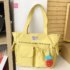 Kawaii Fashion Aesthetic Nylon Tote Shoulder Bag - Yellow