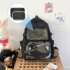 Kawaii Harajuku Style Transparent Ita College Backpack - Black