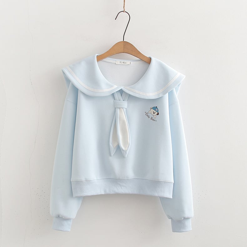 Kawaii Japanese Style Preppy Collar Sweater - Limited Edition