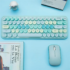 Kawaii Candy Pastel Wireless Keyboard Set - Special Edition - Blue