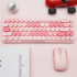 Kawaii Candy Pastel Wireless Keyboard Set - Special Edition - Pink