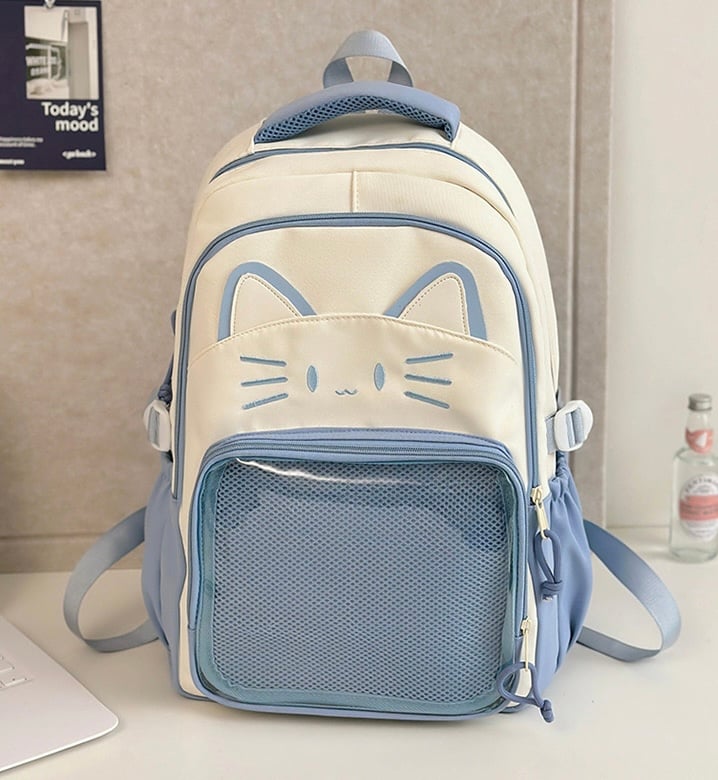 Kawaii Japanese Style Cat Ita Backpack - Limited Edition display picture 3