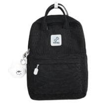 Kawaii College Style Corduroy Harajuku Backpack - Limited Edition