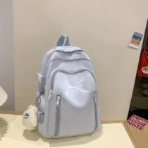 Kawaii Bow Tie College Harajuku Backpack - Limited Edition - Sky Blue, Backpack only
