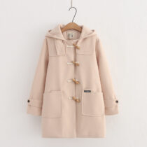 Kawaii Japanese Style Autumn Harajuku Coat - Apricot, S