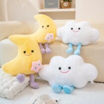 Kawaii Therapy Cotton Candy Soft Cloud Moon Pillow