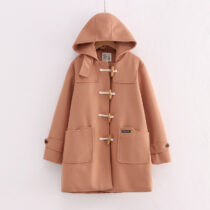 Kawaii Japanese Style Autumn Harajuku Coat - Khaki, M