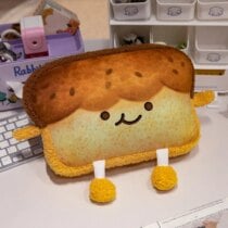 Kawaii Bread Toast Pillow Head Rest Plush (30cm) - Limited Edition - style A