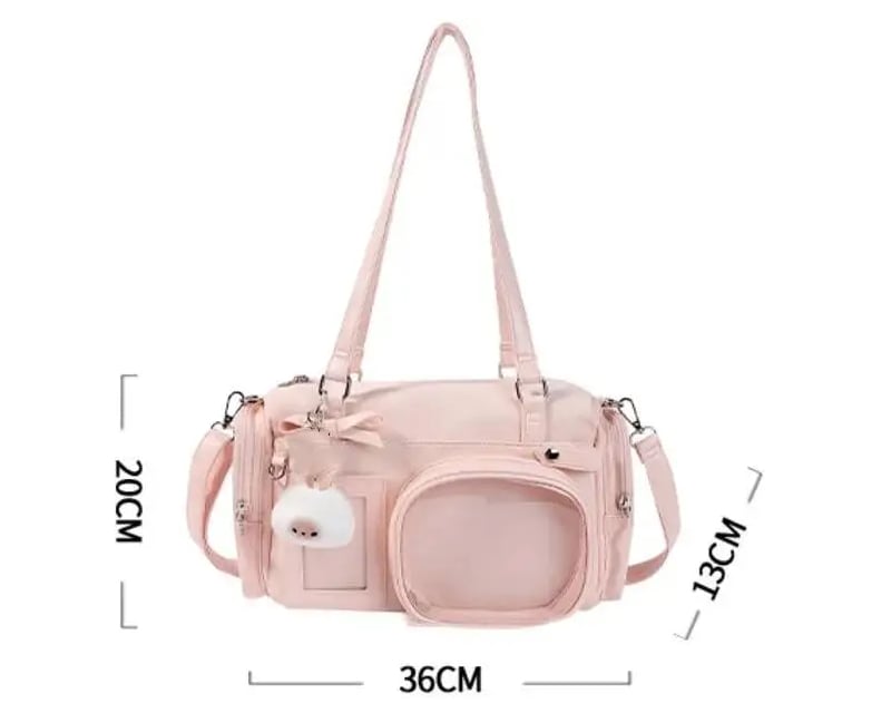 Kawaii Harajuku Style Ita Transparent Crossbody Bag - Limited Edition